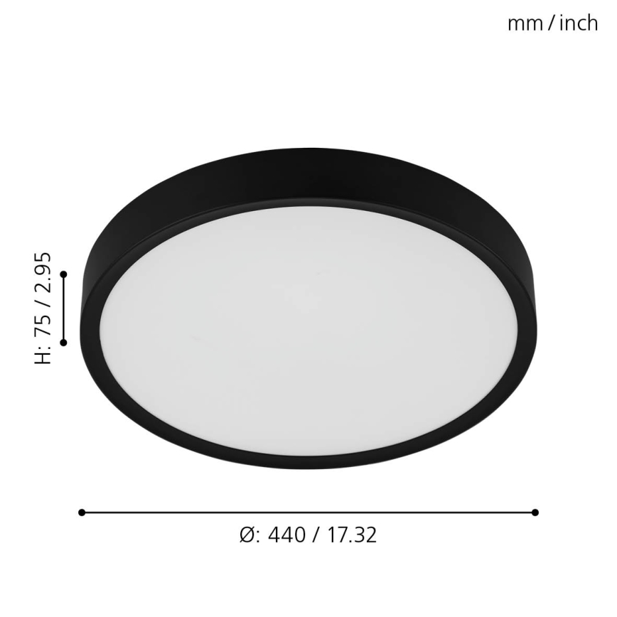 Eglo - LED Griestu gaismeklis LED/33,5W/230V