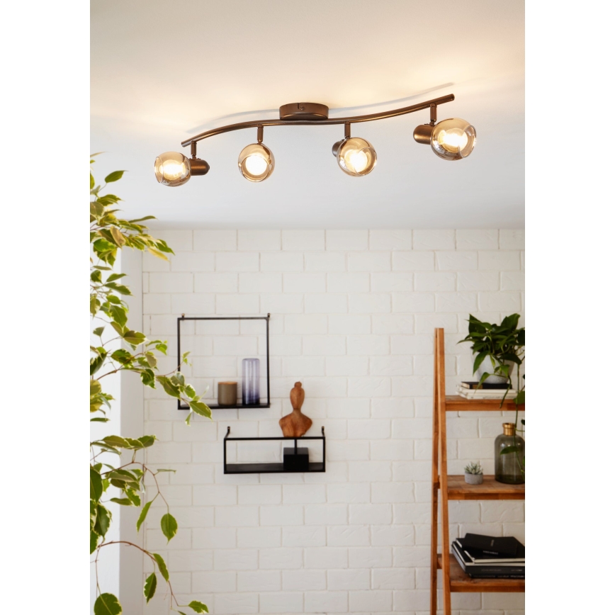 Eglo - Lampa 4xE14/28W/230V