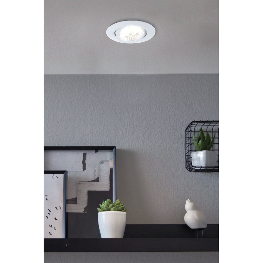 Eglo - LED Padziļinājuma gaismeklis 1xGU10/5W/230V