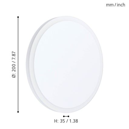 Eglo - LED Griestu gaismeklis LED/8,6W/230V