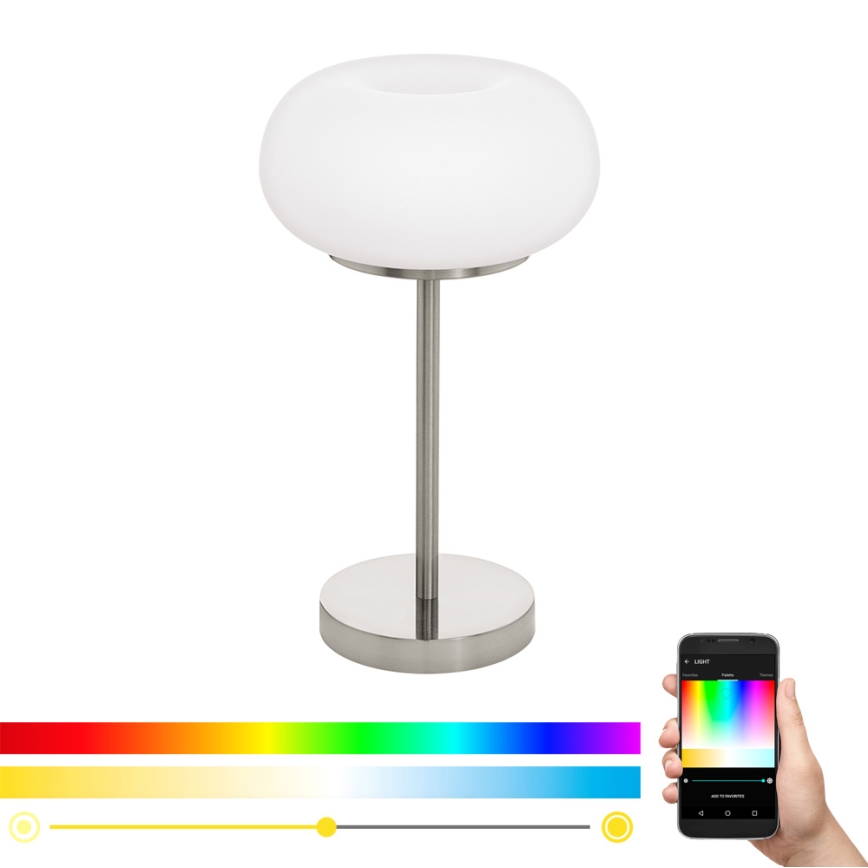 Eglo - LED RGB Aptumšojama galda lampa OPTICA-C LED/16W/230V d. 27,5 cm
