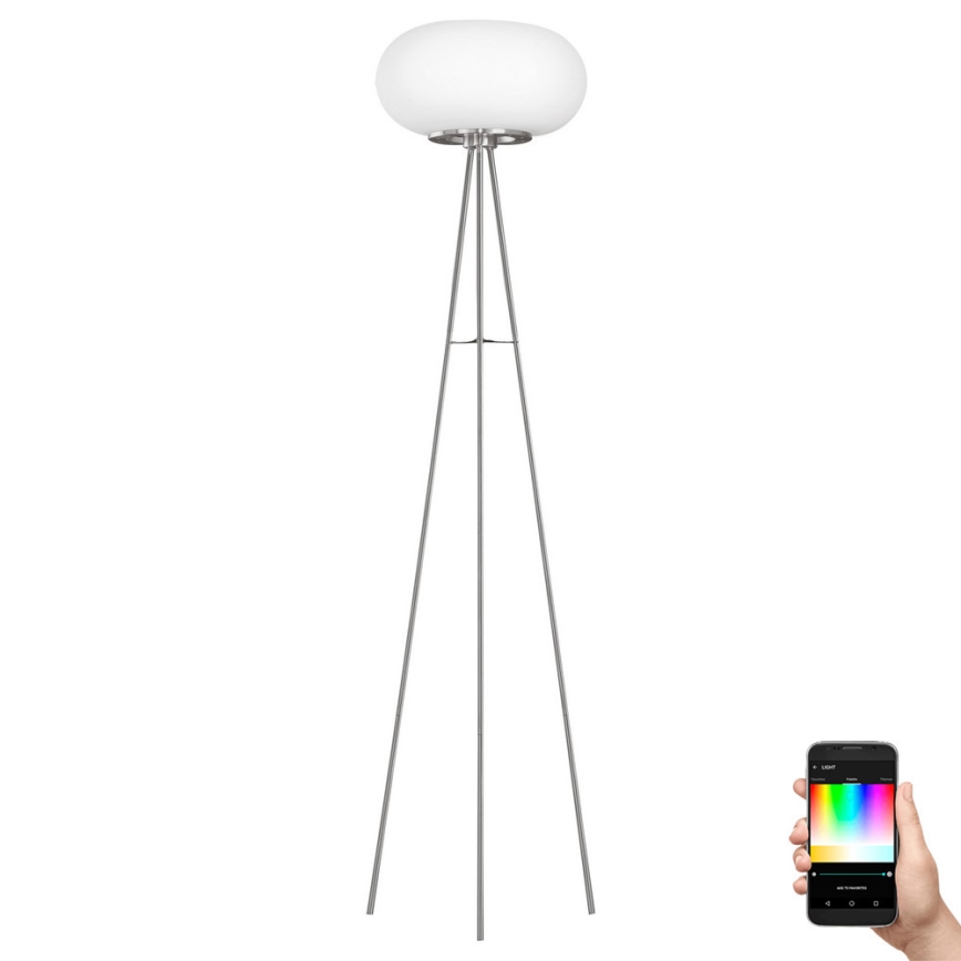 Eglo - LED RGB Aptumšojama grīdas stāvlampa OPTICA-C LED/17W/230V d. 56 cm