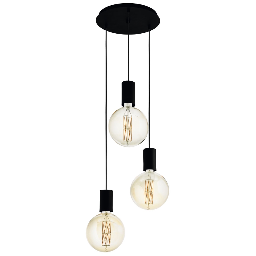 Eglo - Lustra ar auklu 3xE27/40W/230V