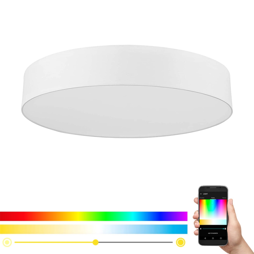 Eglo - LED RGB Aptumšojama griestu lampa ROMAO-C LED/42W/230V + tālvadības pults