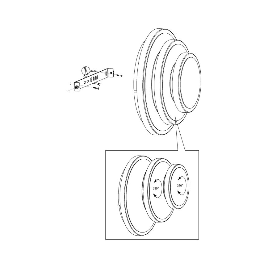 Eglo - LED Griestu gaismeklis LED/11,4W/230V + LED/8,6W + LED/5,4W