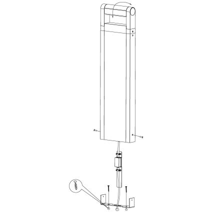 Eglo - LED Āra lampa LED/4,8W/230V IP44