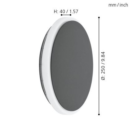 Eglo - LED Āra sienas lampa LED/11,5W/230V IP44