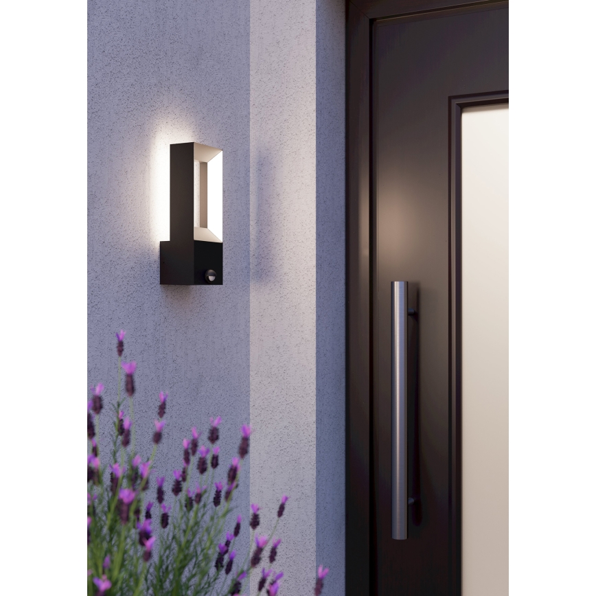 Eglo - LED Āra gaismeklis ar sensoru 2xLED/5W/230V IP44