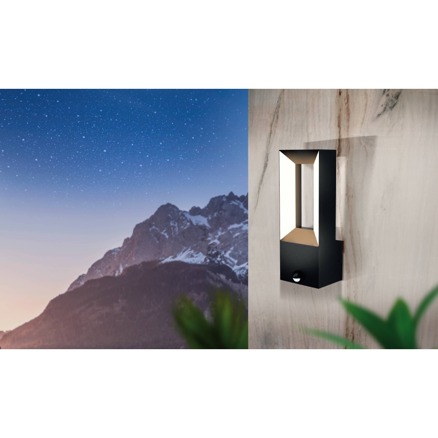 Eglo - LED Āra gaismeklis ar sensoru 2xLED/5W/230V IP44