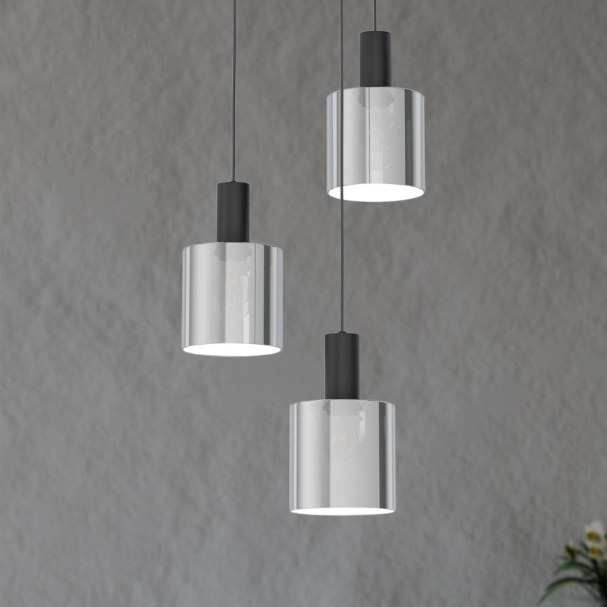 Eglo - Lustra ar auklu 3xE27/40W/230V