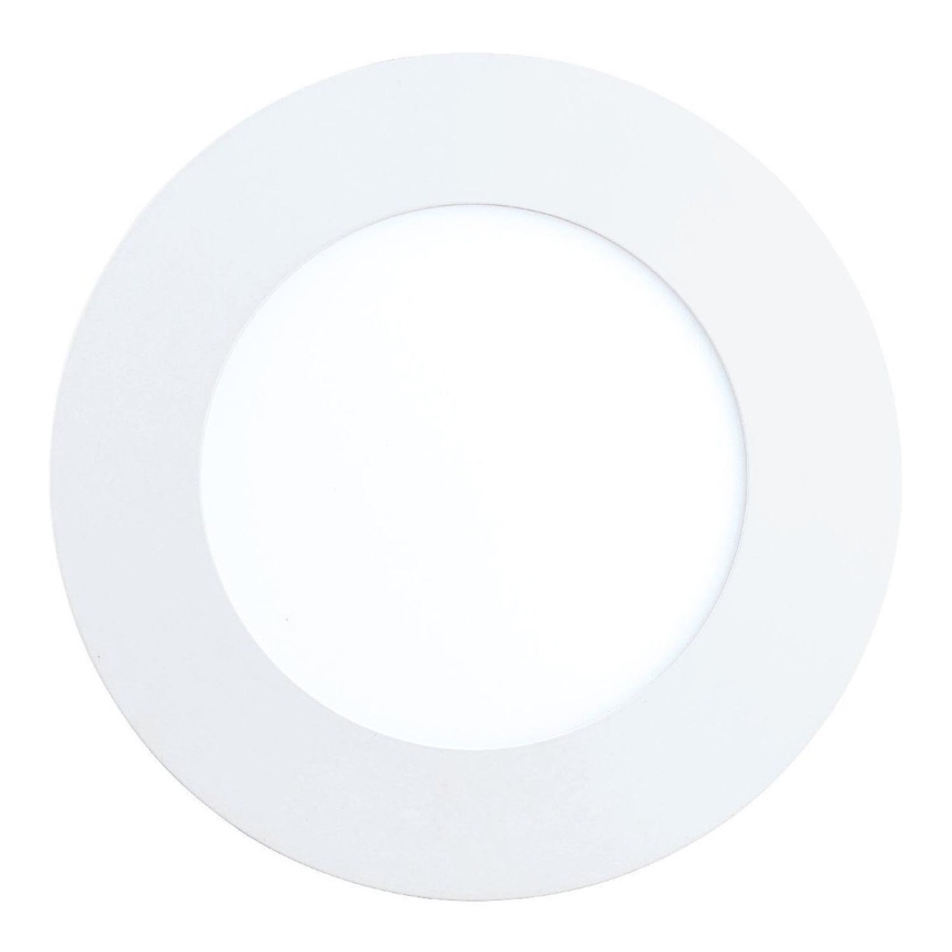 Eglo 98793 - LED RGBW aptumšojams iebūvējamais griestu virziengaismeklis FUEVA-CW LED/20W/230V 2700-6500K Ø 12 cm IP64 Wi-Fi balts