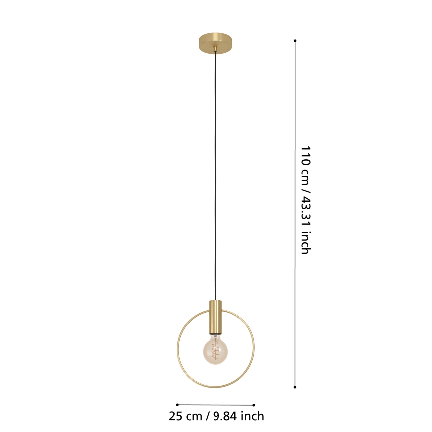 Eglo - Lustra ar auklu 1xE27/40W/230V