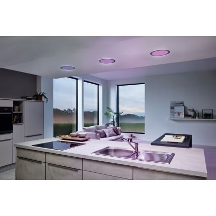Eglo - LED vannasistabas iebūvējamais griestu gaismeklis ar regulējamu spilgtumu LED/16,5W/230V IP44 ZigBee Ø 21,6 cm