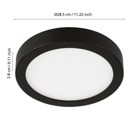 Eglo - LED Aptumšojama vannas istabas lampa LED/19,5W/230V IP44 ZigBee