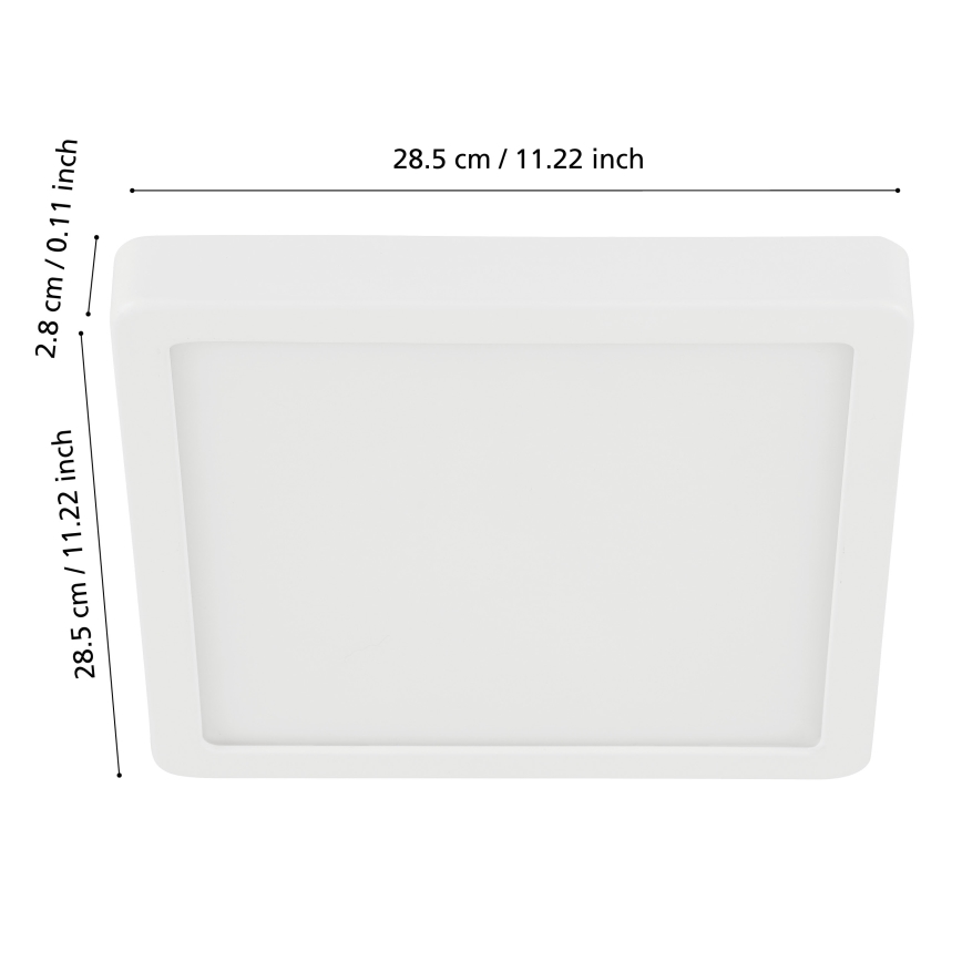 Eglo - LED Aptumšojama vannas istabas griestu lampa LED/19,5W/230V 2700-6500K IP44 ZigBee