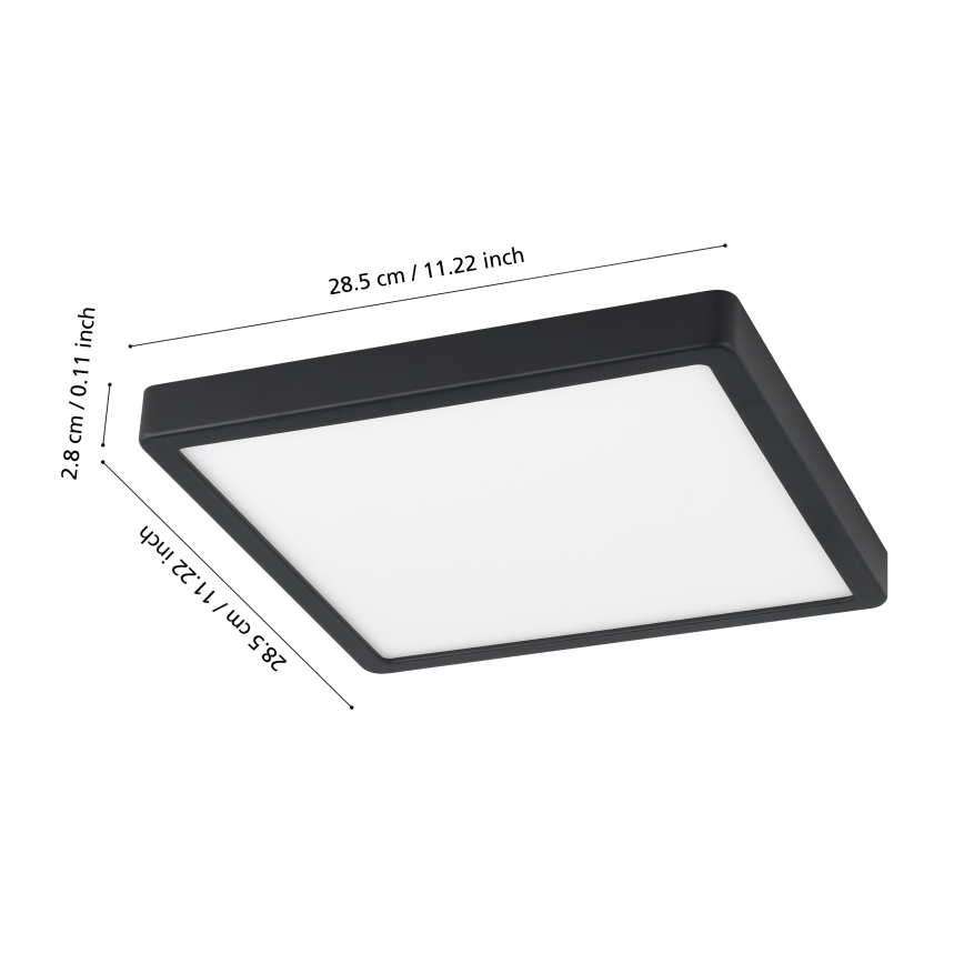 Eglo - LED Aptumšojama vannas istabas lampa LED/19,5W/230V IP44 ZigBee