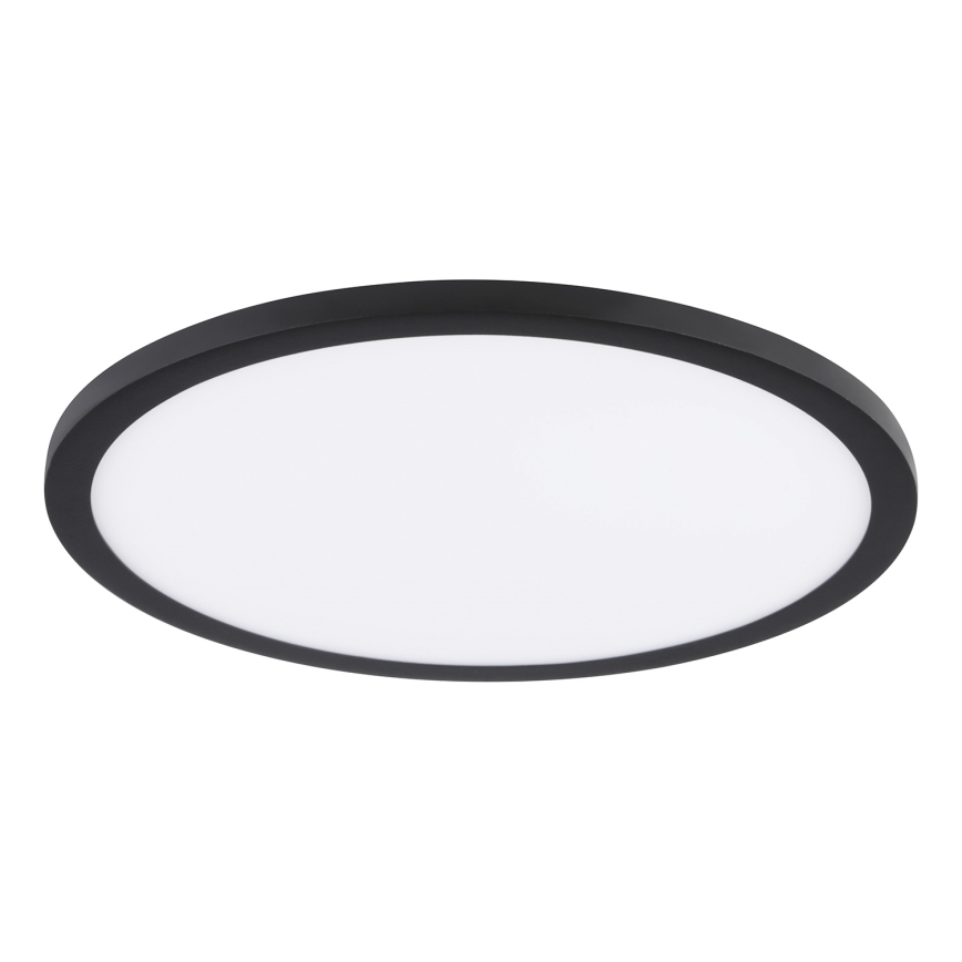 Eglo - LED iebūvējamais griestu gaismeklis LED/22W/230V 3000K melns Ø 22,5 cm
