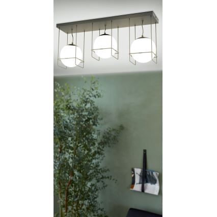 Eglo 99021 - Griestu lampa VERSUOLA 3xE27/40W/230V