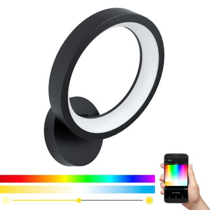 Eglo 99028 - LED RGB dimējams sienas gaismeklis MARGHERA-C LED/16W/230V