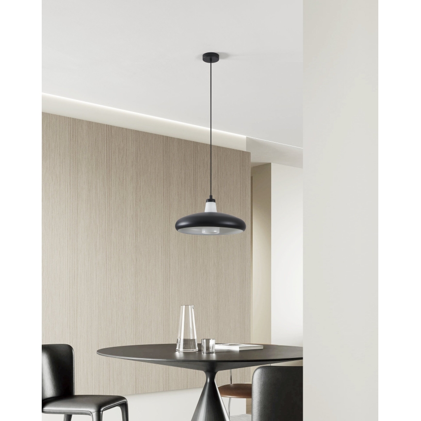 Eglo - LED RGB Aptumšojama lustra uz auklas TABANERA-C 1xE27/9W/230V
