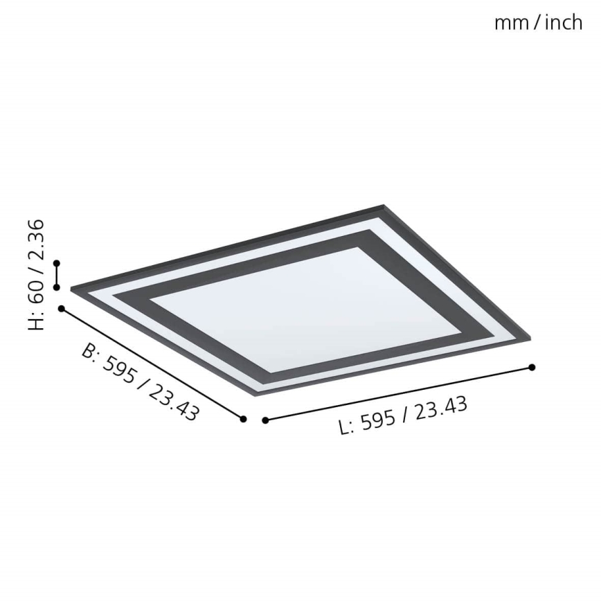 Eglo - LED Griestu gaismeklis LED/36W/230V