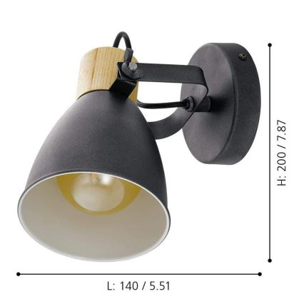 Eglo - Lampa 1xE27/25W/230V