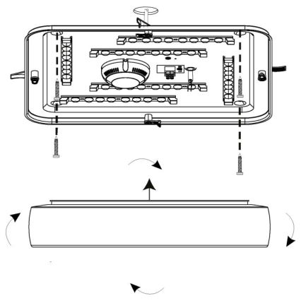 Eglo - LED griestu gaismeklis LED/22W/230V