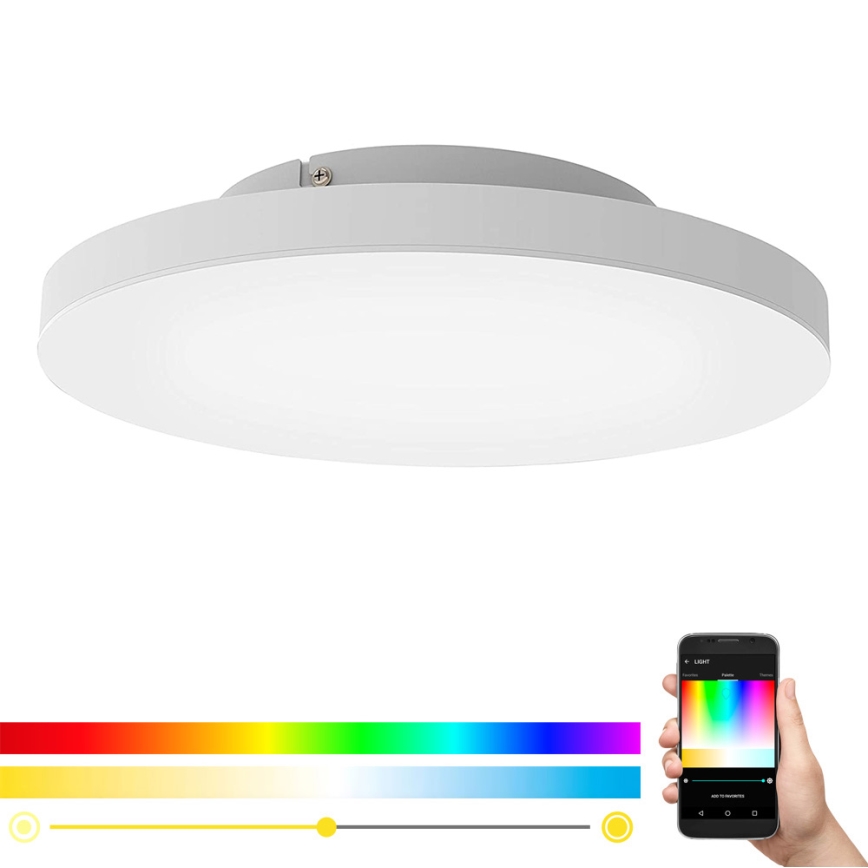 Eglo - LED RGB Aptumšojams griestu gaismeklis TURCONA-C LED/20W/230V + TP