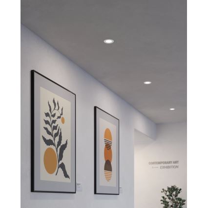 Eglo - Komplekts 3x LED iebūvējamie griestu gaismekļi FUEVA 5 LED/2,7W/230V Ø 8,6 cm