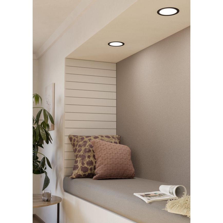 Eglo - LED iebūvējamais griestu gaismeklis, 5 LED, 10,5 W, 230 V, Ø 16,6 cm