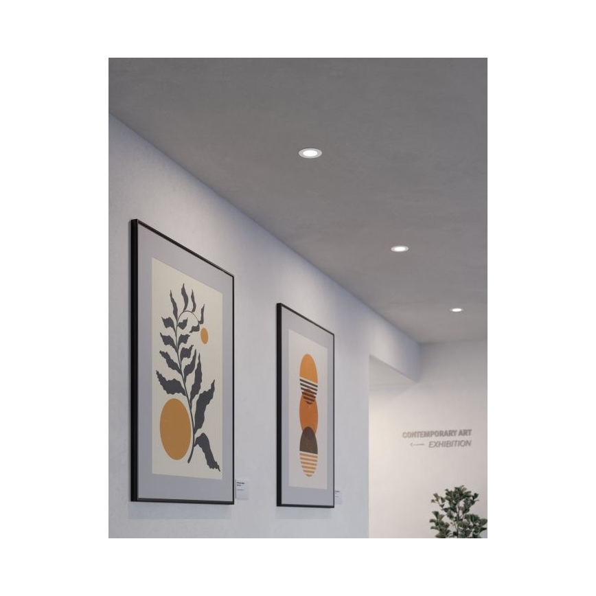 Eglo - LED iebūvējamais griestu gaismeklis LED/5,5W/230V Ø 11,7 cm