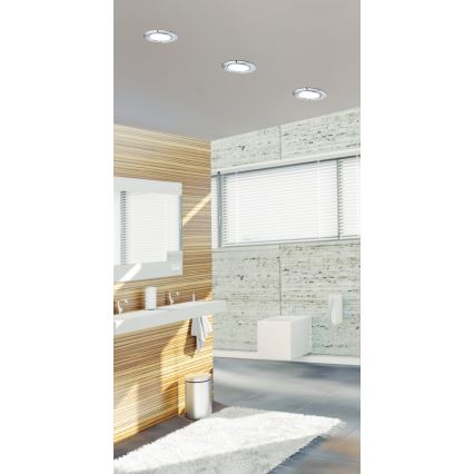 Eglo - LED Vannas istabas iegremdēts gaismeklis LED/2.7W/230V IP44