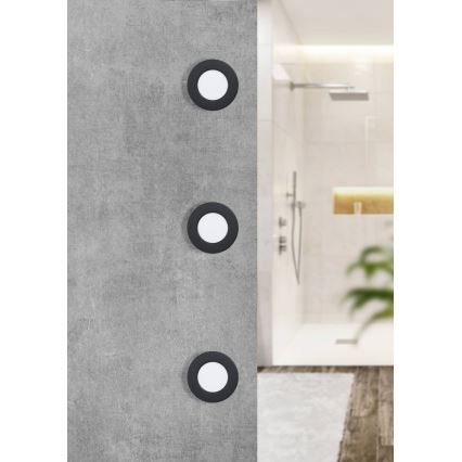 Eglo - LED vannas istabas iebūvējamais griestu gaismeklis LED/2,7W/230V IP44 Ø 8,6 cm