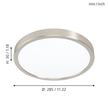 Eglo 99232 - LED Griestu gaismeklis FUEVA 5 LED/20W/230V
