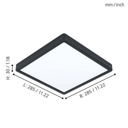 Eglo - LED Griestu gaismeklis LED/20W/230V