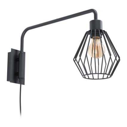 Eglo 99349 - Sienas gaismeklis TABILLANO 1xE27/40W/230V