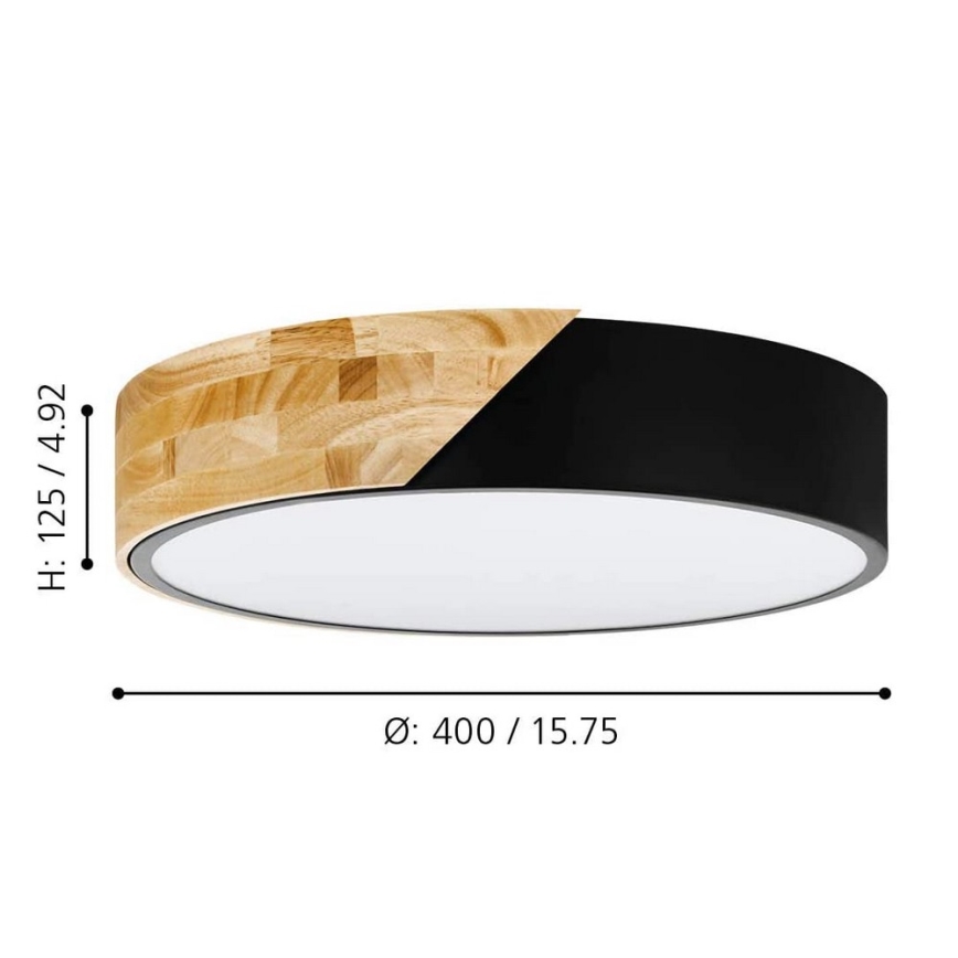 Eglo - Griestu gaismeklis 2xE27/28W/230V