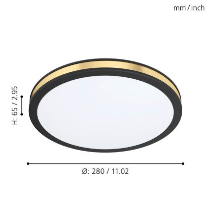 Eglo - LED Griestu gaismeklis LED/11W/230V