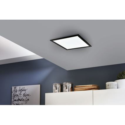 Eglo - LED RGB regulējama griestu lampa SALOBRENA-C LED/16W/230V 30x30 cm + tālvadības pults