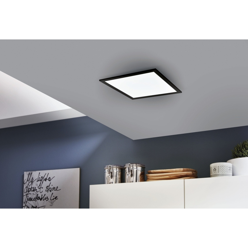 Eglo - LED RGB regulējama griestu lampa SALOBRENA-C LED/16W/230V 30x30 cm + tālvadības pults