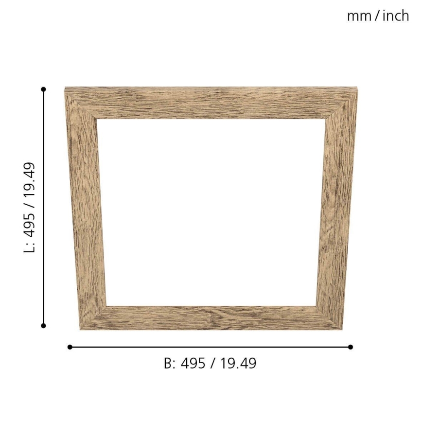 Eglo - Gaismekļa rāmis SALOBRENA 450x450 mm