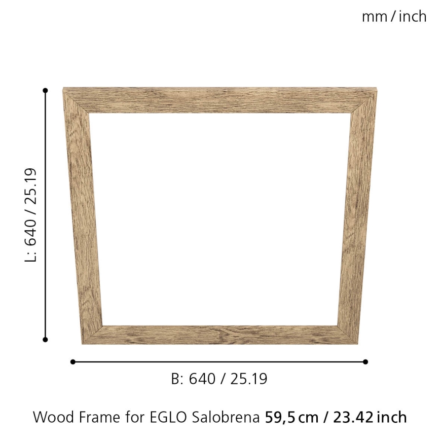 Eglo - Gaismekļa rāmis SALOBRENA 595x595 mm
