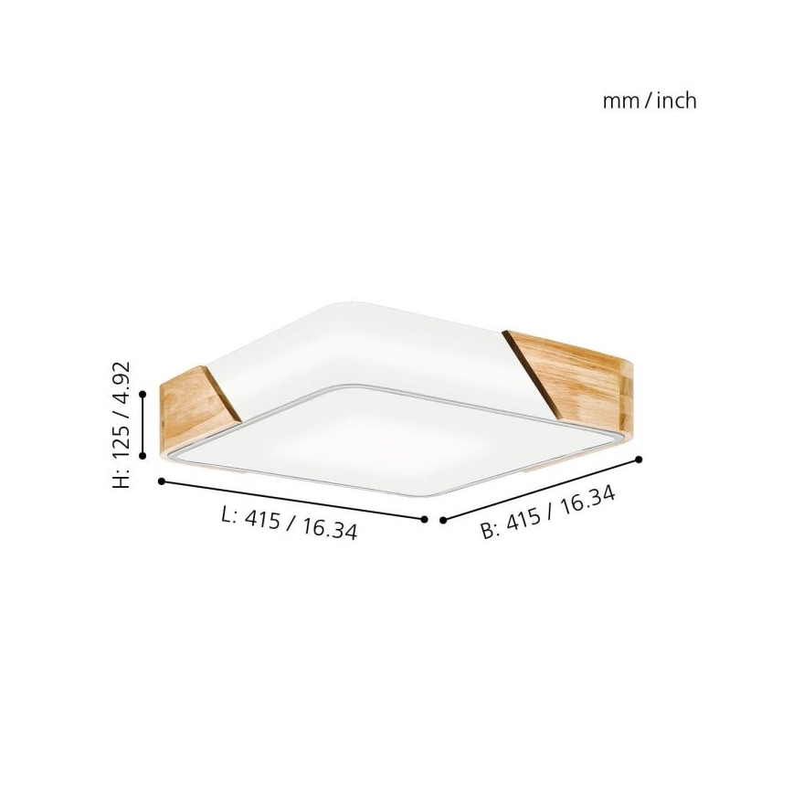 Eglo 99459 - Griestu gaismeklis GRIMALDINO 2xE27/28W/230V