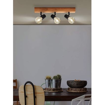 Eglo - Starmetis TOWNSHEND 3xE27/60W/230V - FSC sertificēts