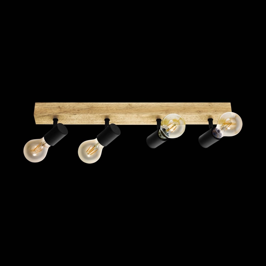 Eglo - Starmetis TOWNSHEND 4xE27/10W/230V - FSC sertificēts