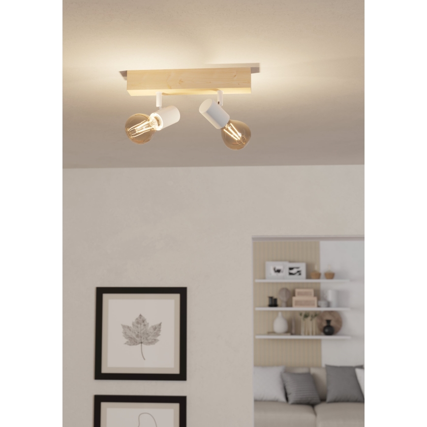 Eglo - Starmetis TOWNSHEND 2xE27/60W/230V - FSC sertificēts