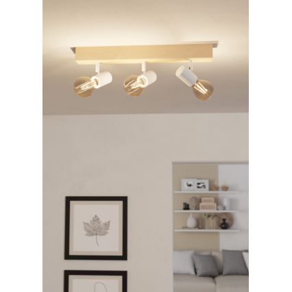 Eglo - Starmetis TOWNSHEND 3xE27/60W/230V - FSC sertificēts