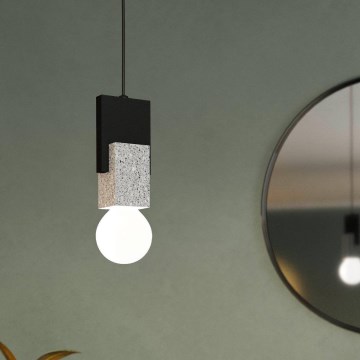 Eglo 99531 - Pakaramais lukturis LOBATIA ar trosi 1xE27/40W/230V