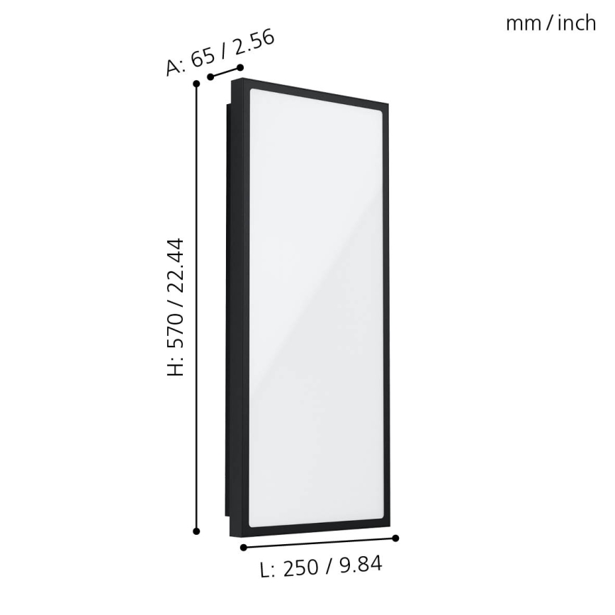Eglo - LED Āra sienas gaismeklis LED/18,5W/230V IP44