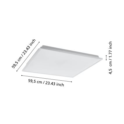 Eglo - LED Aptumšojama griestu lampa LED/31,8W/230V 2700-6500K ZigBee